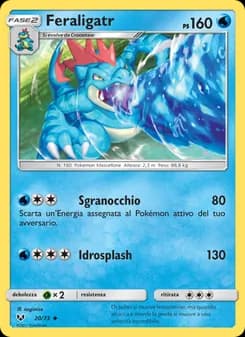 Feraligatr card in Italian