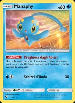 Manaphy card in Italian