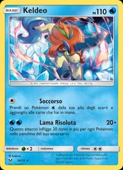 Keldeo card in Italian