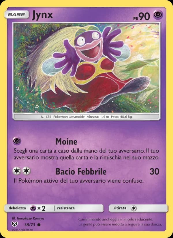 Jynx card in Italian