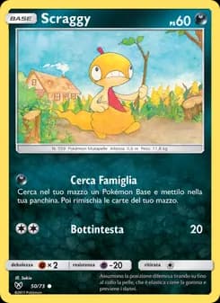 Scraggy card in Italian