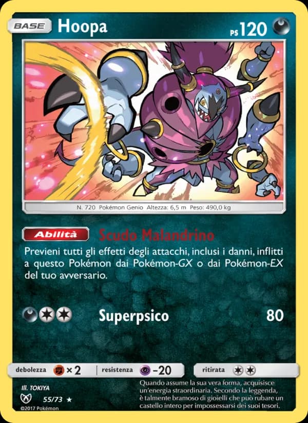 Hoopa card in Italian