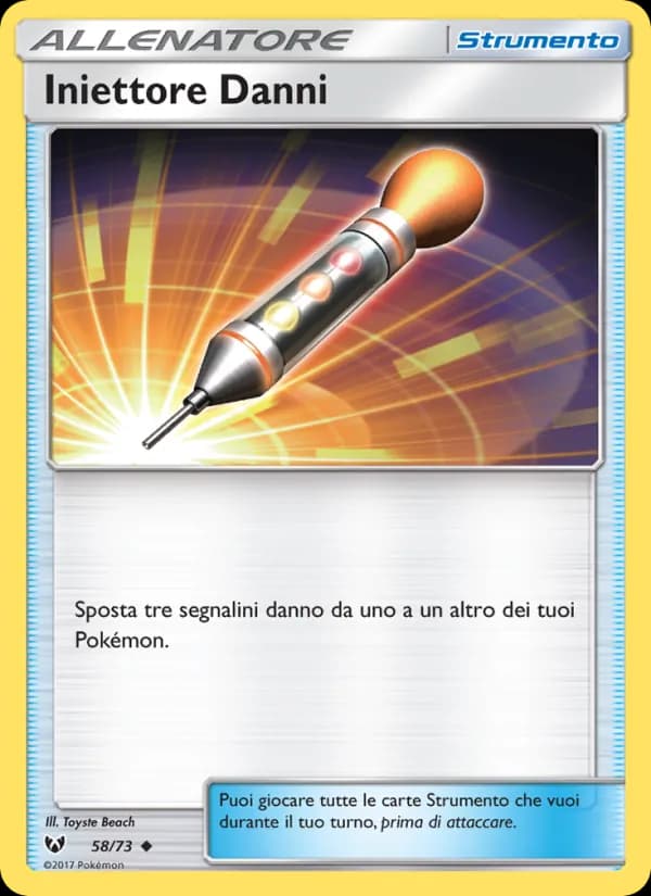 Iniettore Danni card in Italian