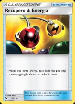 Recupero di Energia card in Italian