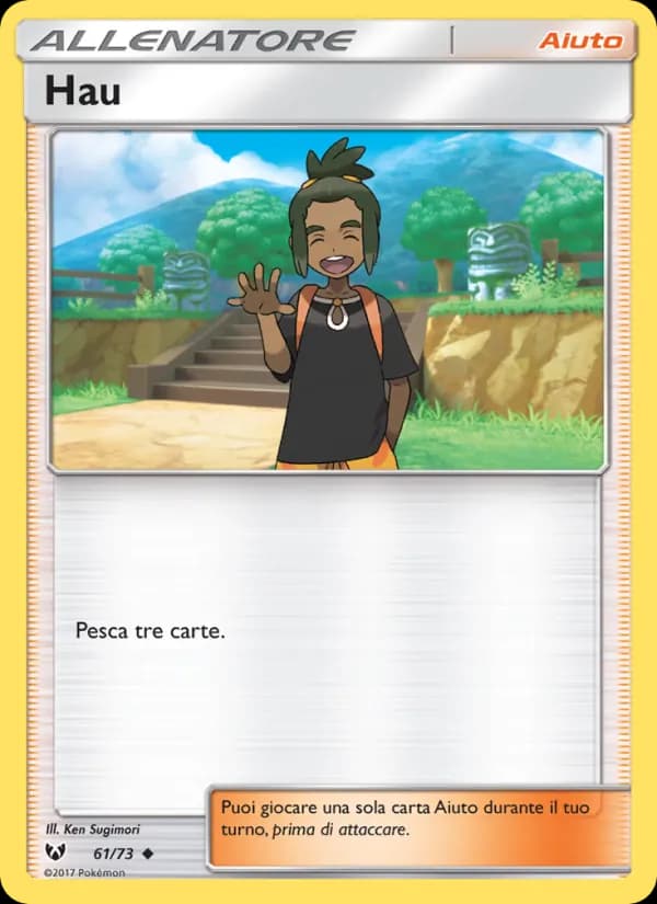 Hau card in Italian