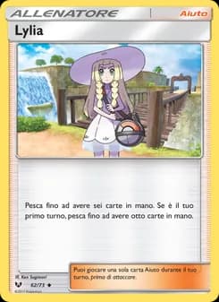 Lylia card in Italian