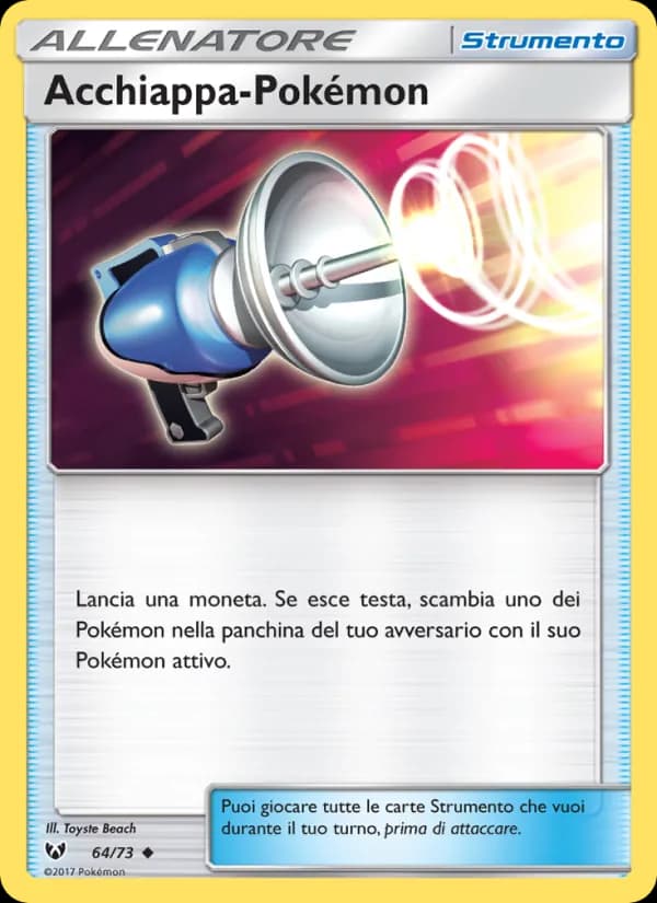 Acchiappa-Pokémon card in Italian