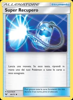 Super Recupero card in Italian