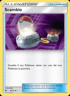 Scambio card in Italian