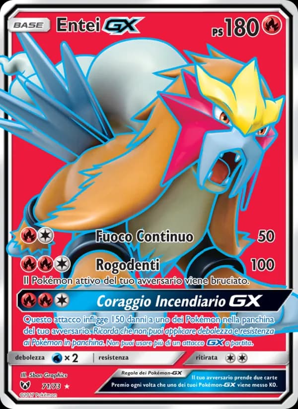 Entei GX card in Italian