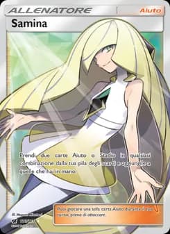 Samina card in Italian