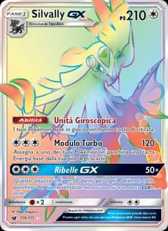 Silvally GX card in Italian