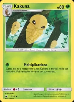 Kakuna card in Italian