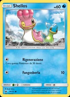 Shellos card in Italian