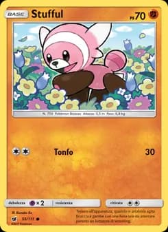 Stufful card in Italian