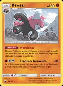 Bewear card in Italian