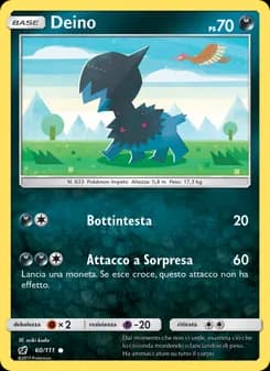 Deino card in Italian
