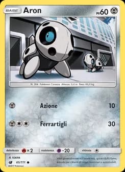 Aron card in Italian
