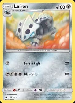 Lairon card in Italian