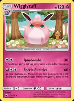 Wigglytuff card in Italian