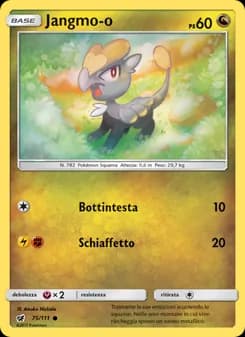 Jangmo-o card in Italian