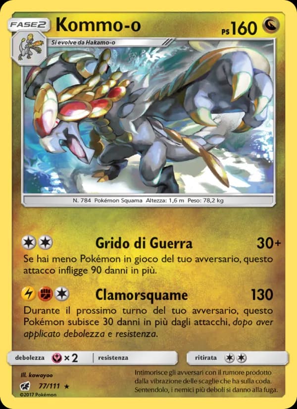 Kommo-o card in Italian