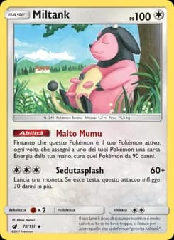 Miltank card in Italian