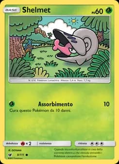Shelmet card in Italian
