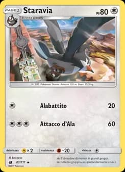 Staravia card in Italian