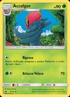 Accelgor card in Italian