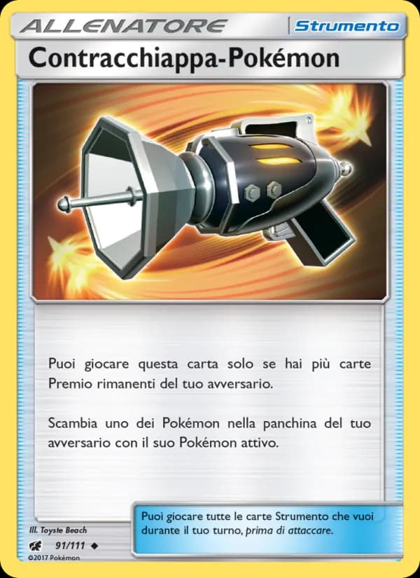 Contracchiappa-Pokémon card in Italian