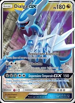 Dialga GX card in Italian