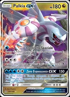 Palkia GX card in Italian