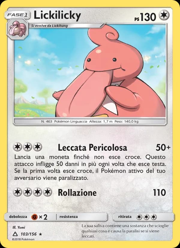 Lickilicky card in Italian