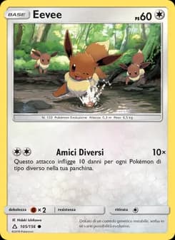 Eevee card in Italian