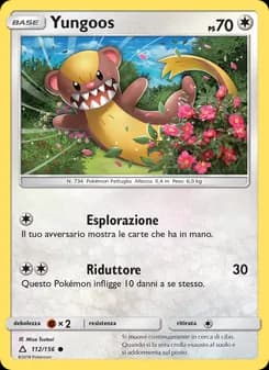 Yungoos card in Italian