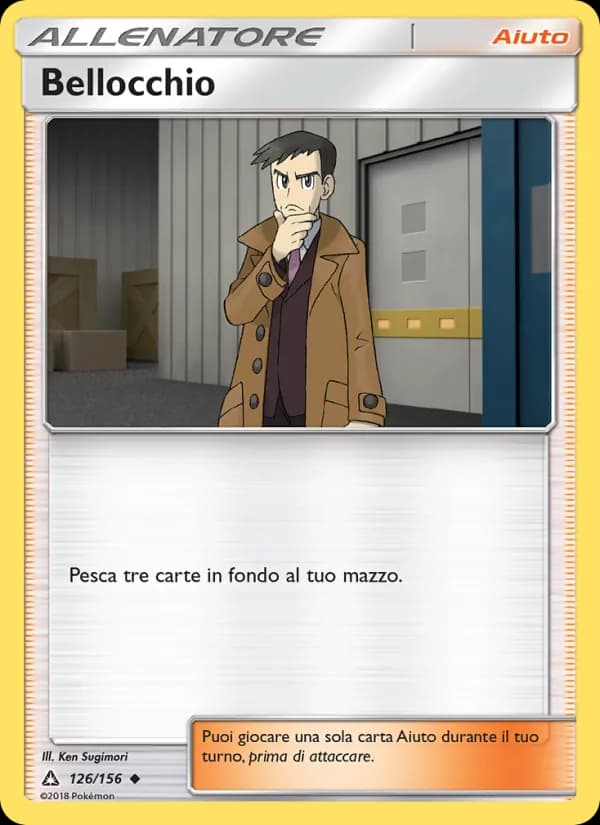 Bellocchio card in Italian