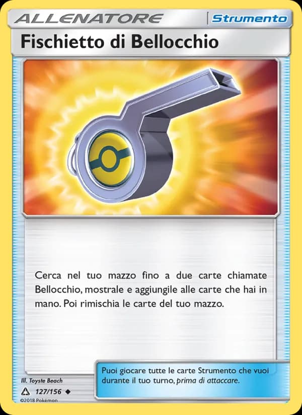 Fischietto di Bellocchio card in Italian