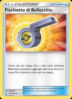 Fischietto di Bellocchio card in Italian