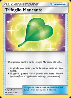 Trifoglio Mancante card in Italian