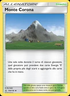 Monte Corona card in Italian