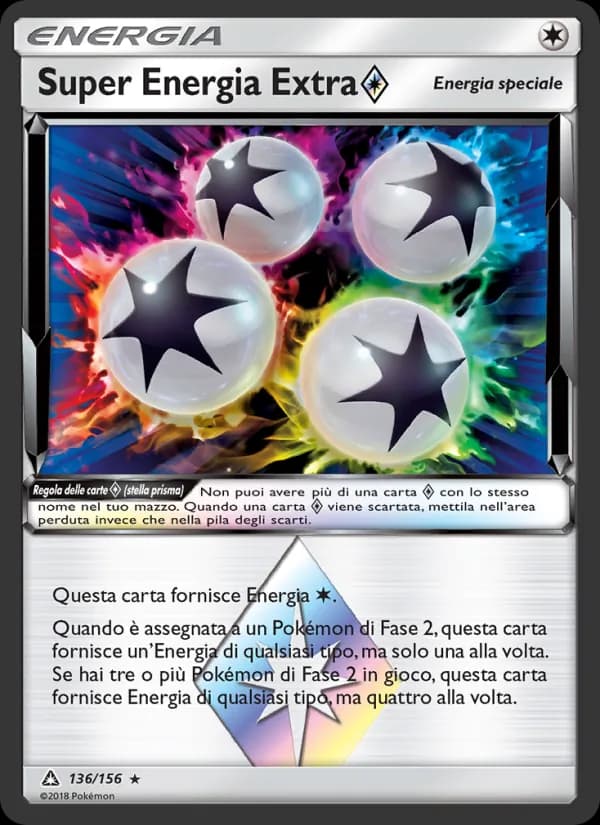 Super Energia Extra ◇ card in Italian