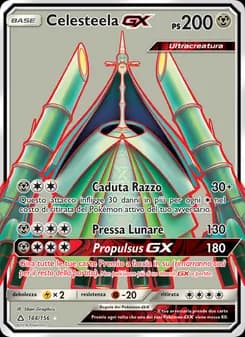 Celesteela GX card in Italian