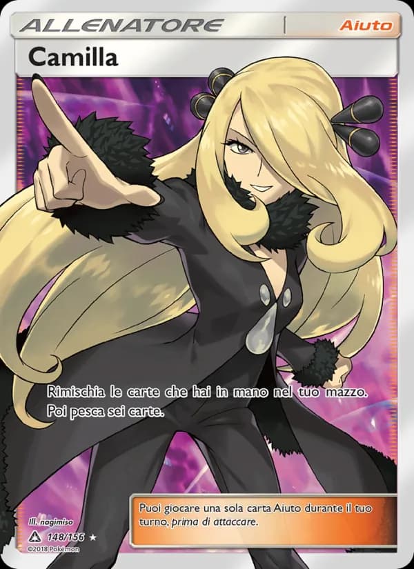 Camilla card in Italian