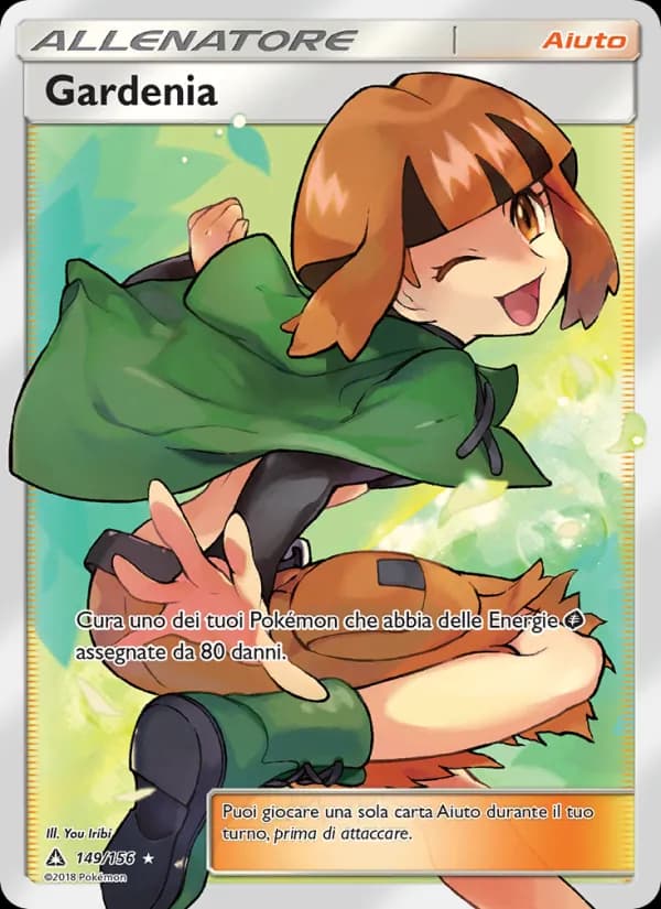 Gardenia card in Italian