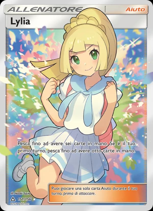 Lylia card in Italian