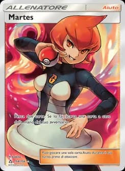 Martes card in Italian
