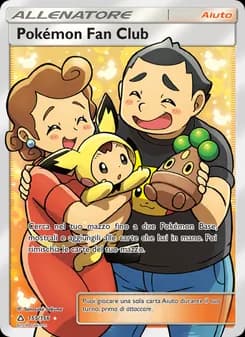 Pokémon Fan Club card in Italian