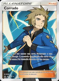 Corrado card in Italian