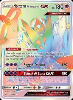 Necrozma Ali dell’Aurora GX card in Italian